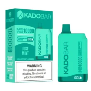 Just Mint Kado Bar Zero Nicotine Zero Nicotine KB10000 Disposable Vape