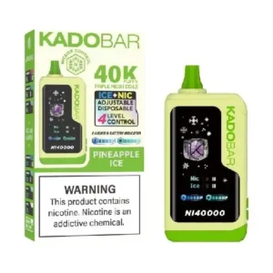Pineapple Ice Kado Bar NI40K Ice + Nic Control Disposable Vape