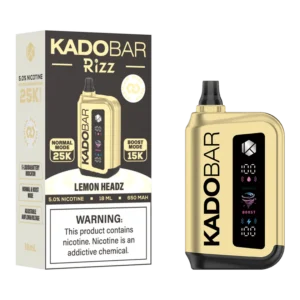 Lemon Headz Kado Bar Rizz 25K Puffs Disposable Vape