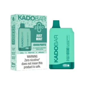 Simply Mint Kado Bar Zero Nicotine KB10000 Disposable Vape