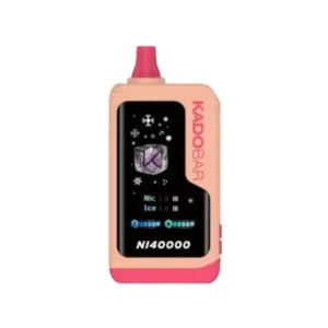 Peach Ice Kado Bar NI40000 Zero Nic Disposable Vape